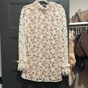 Elegant Lace Floral Women Top